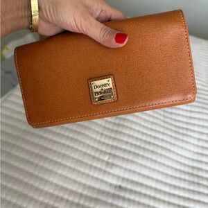 Dooney & Bourke Brown Leather Wallet
